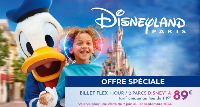 Offre disney 89euros apace loisirs ete 2024